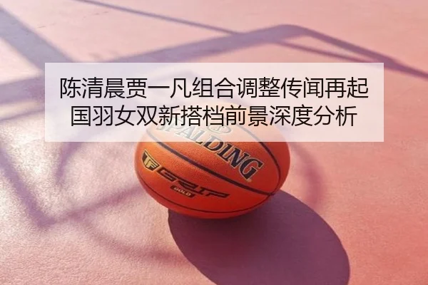 陈清晨贾一凡组合调整传闻再起 国羽女双新搭档前景深度分析
